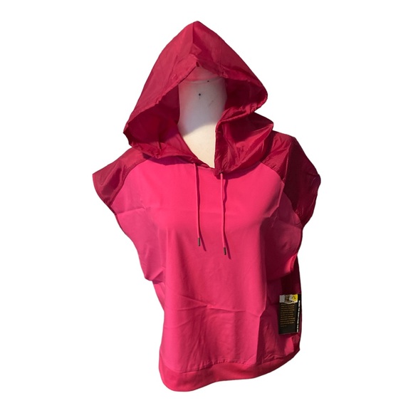 AVIA size large colorful block short sleeve hoodie - Picture 1 of 7